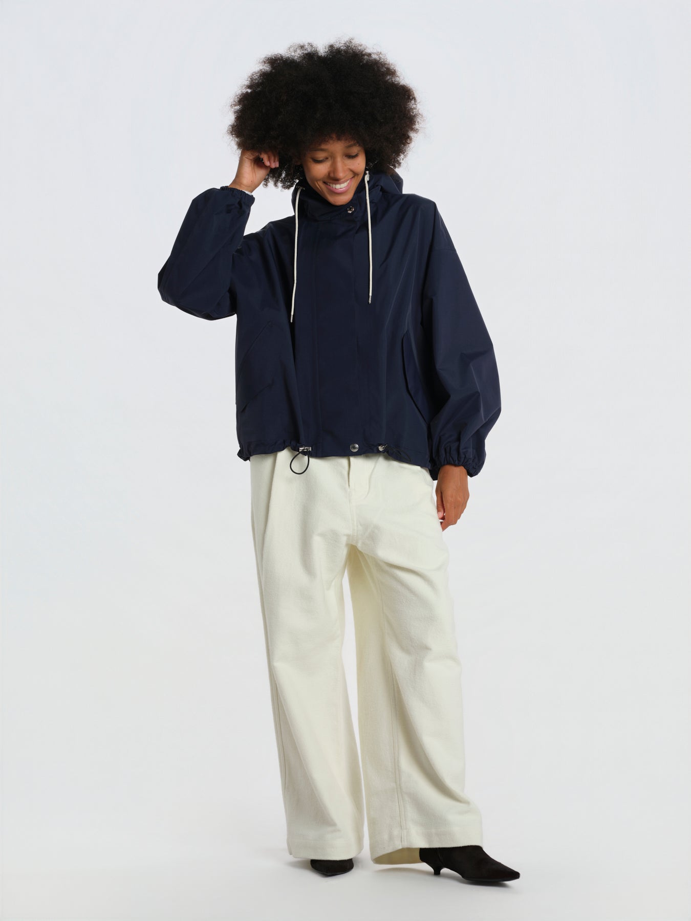 Parka in denim waterproof LMH-1059 DB09 NAVY mackintosh 