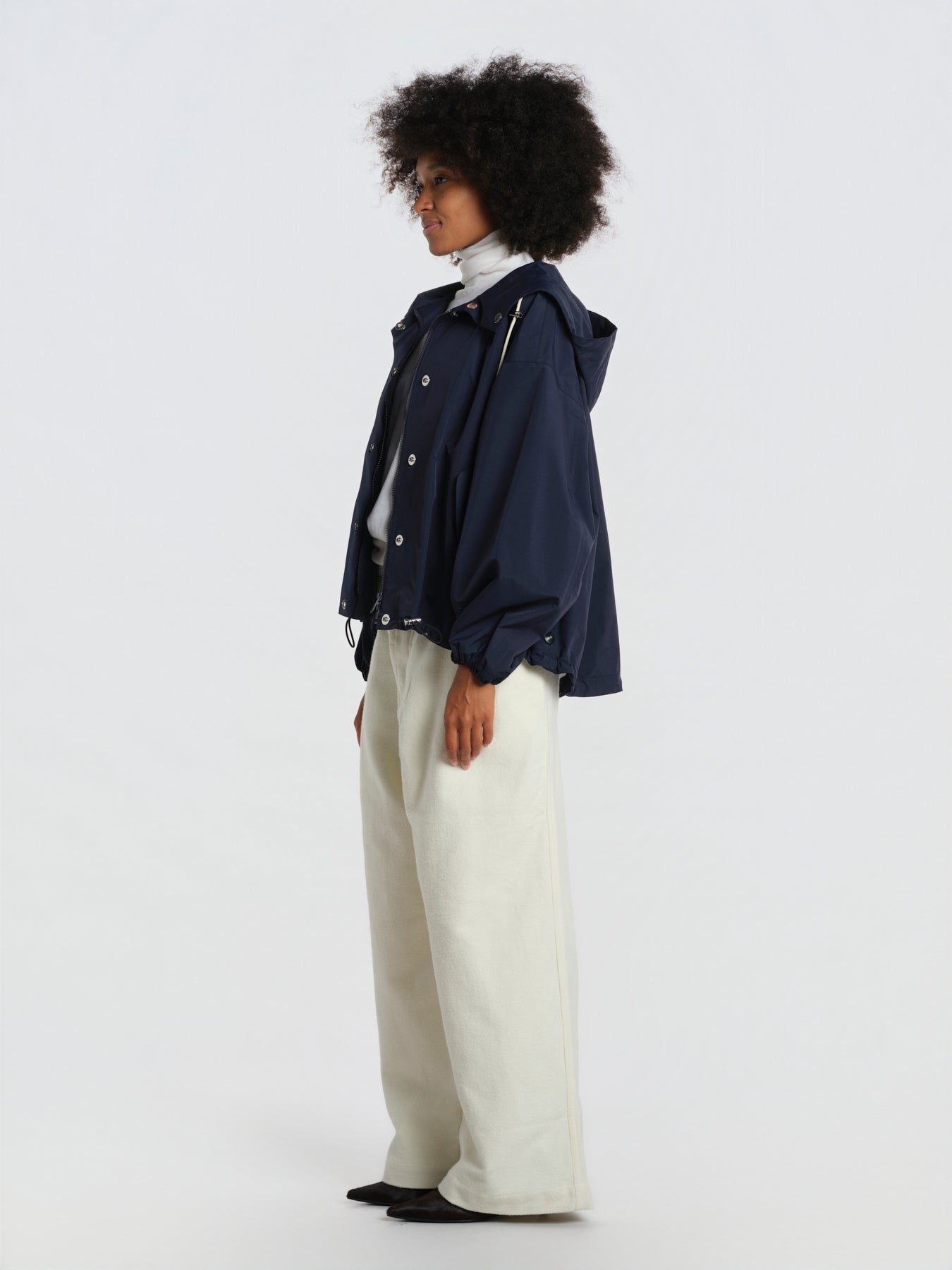 Parka in denim waterproof LMH-1059 DB09 NAVY mackintosh 
