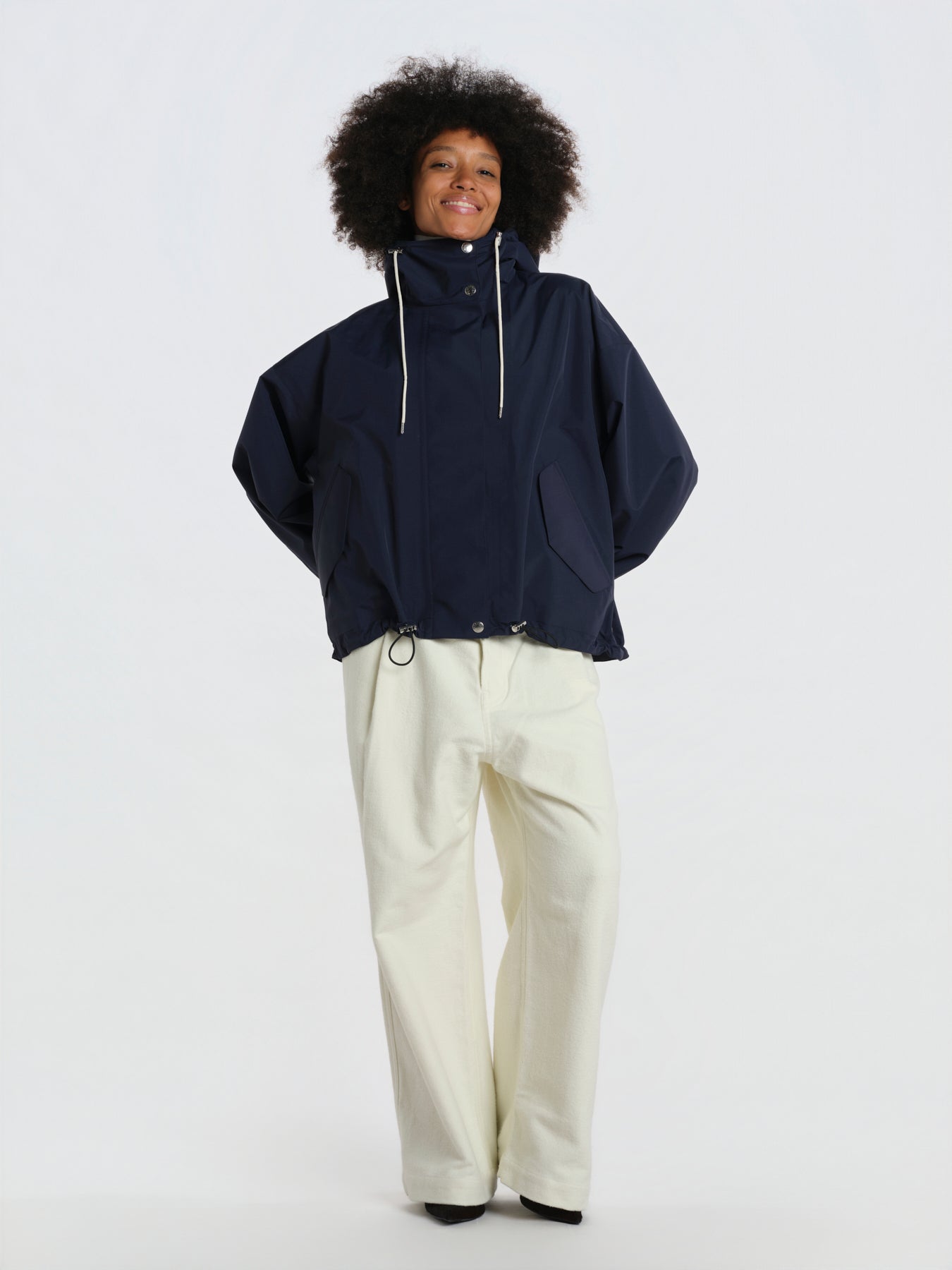 Parka in denim waterproof LMH-1059 DB09 NAVY mackintosh 