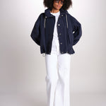 Parka in denim waterproof LMH-1059 DB09 NAVY mackintosh 