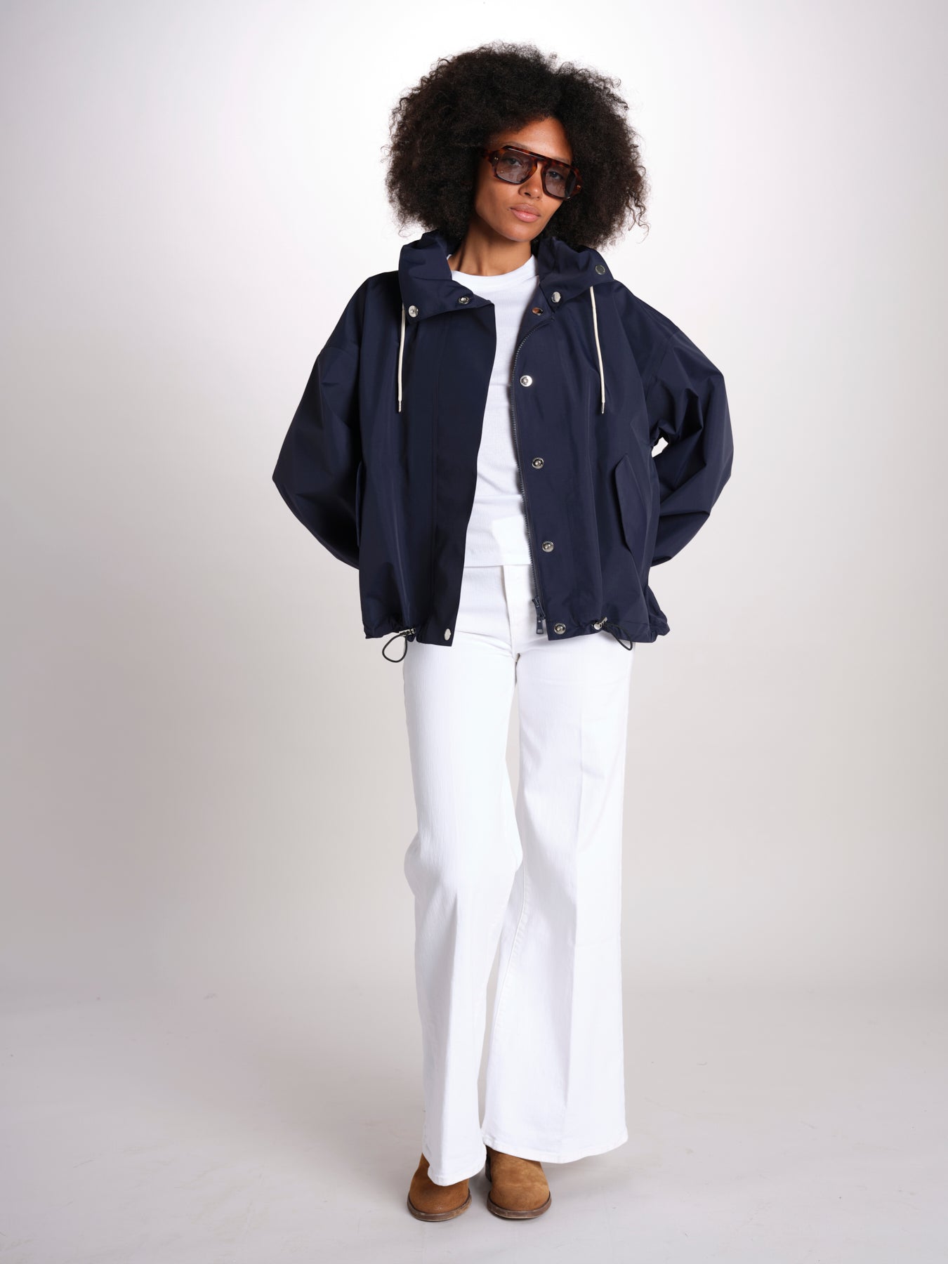 Parka in denim waterproof LMH-1059 DB09 NAVY mackintosh 