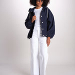 Parka in denim waterproof LMH-1059 DB09 NAVY mackintosh 