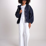 Parka in denim waterproof LMH-1059 DB09 NAVY mackintosh 