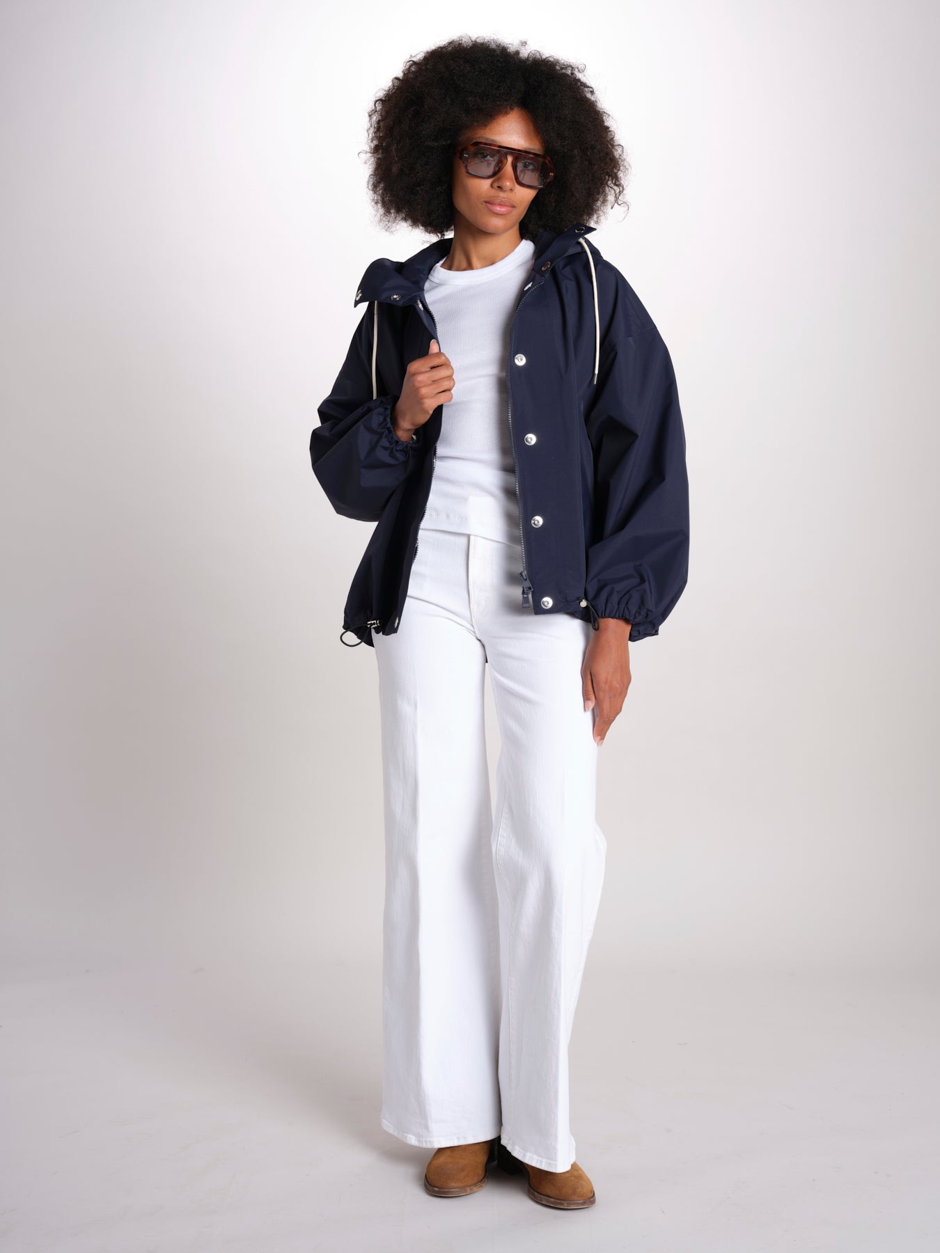 Parka in denim waterproof LMH-1059 DB09 NAVY mackintosh 