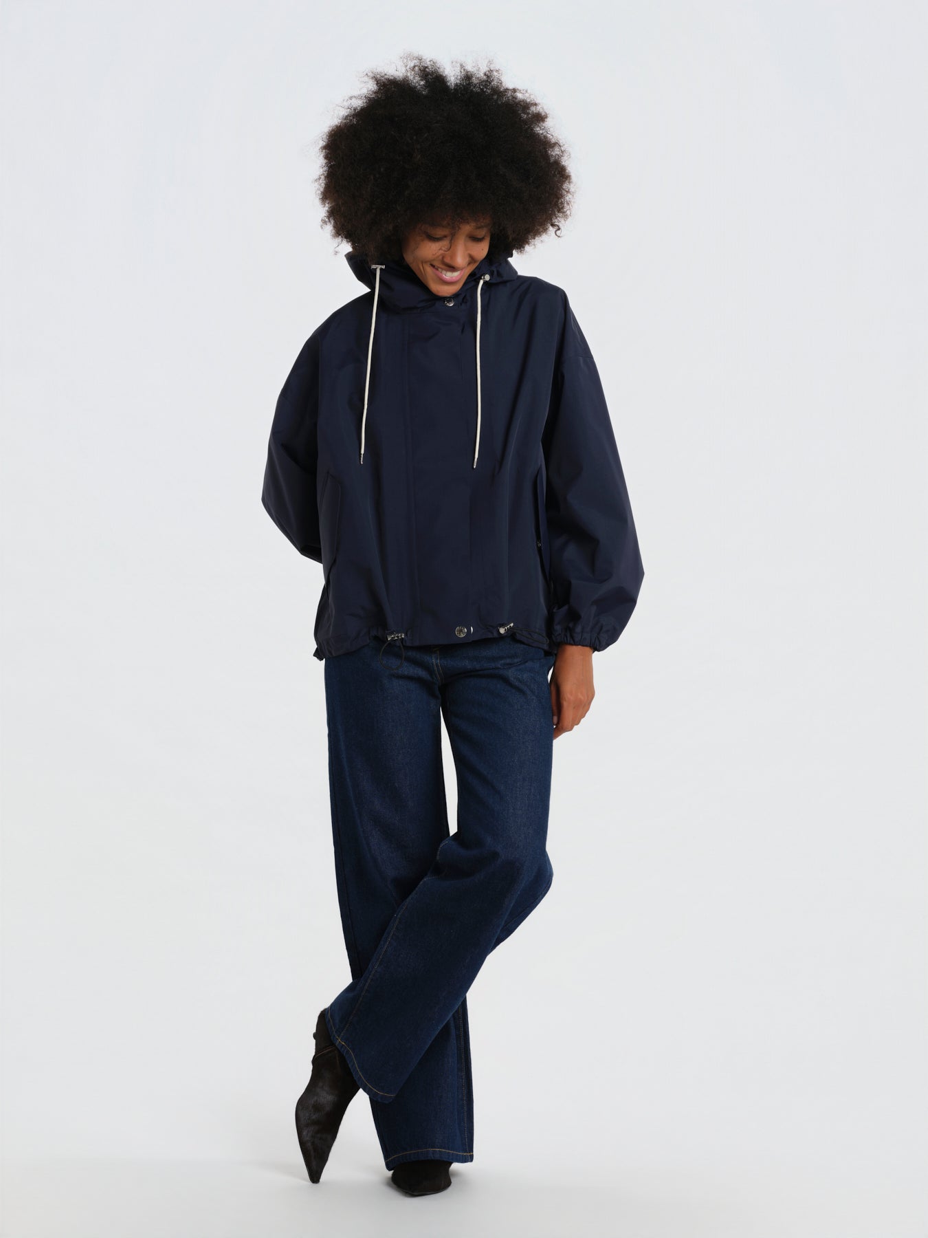 Parka in denim waterproof LMH-1059 DB09 NAVY mackintosh 