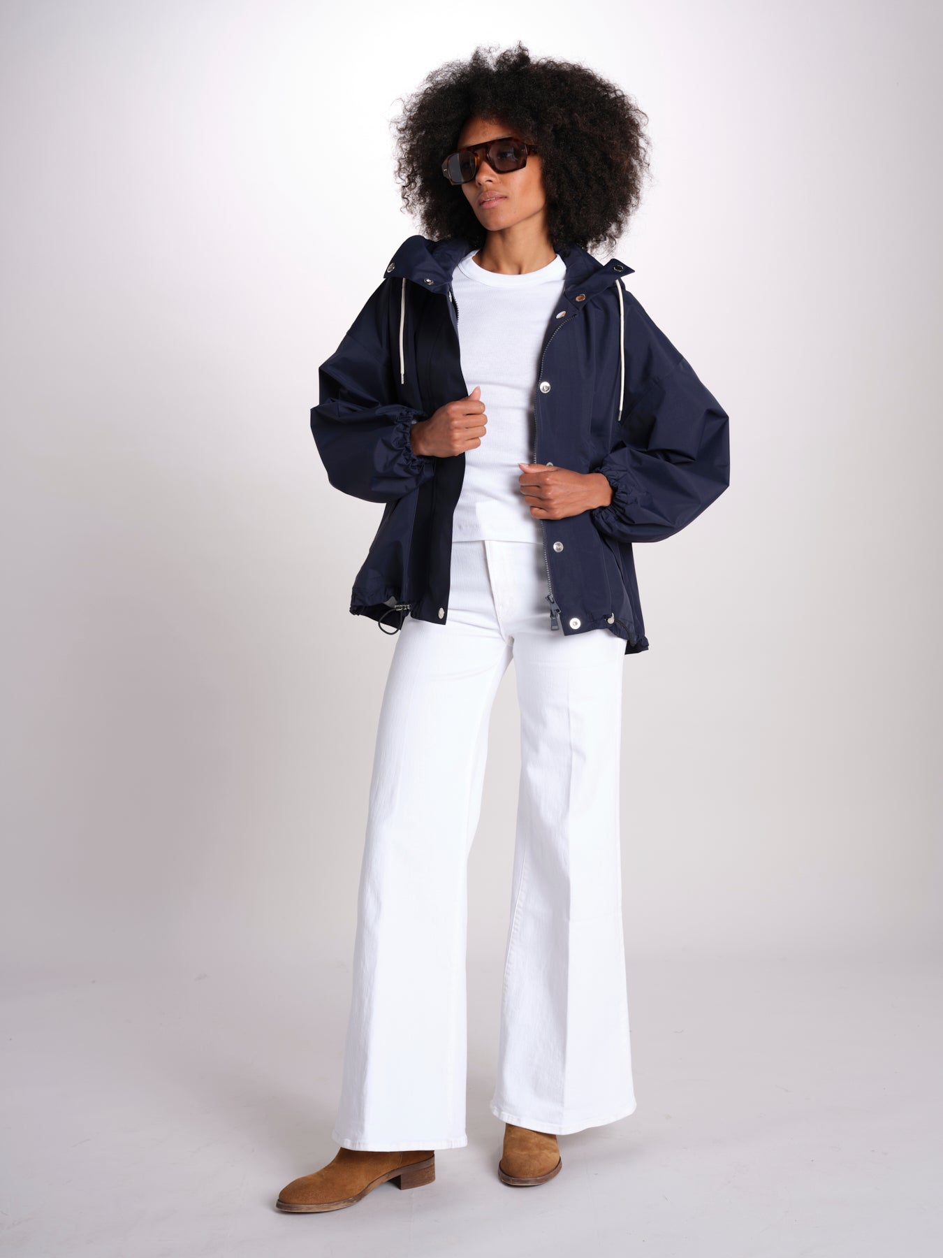 Parka in denim waterproof LMH-1059 DB09 NAVY mackintosh 