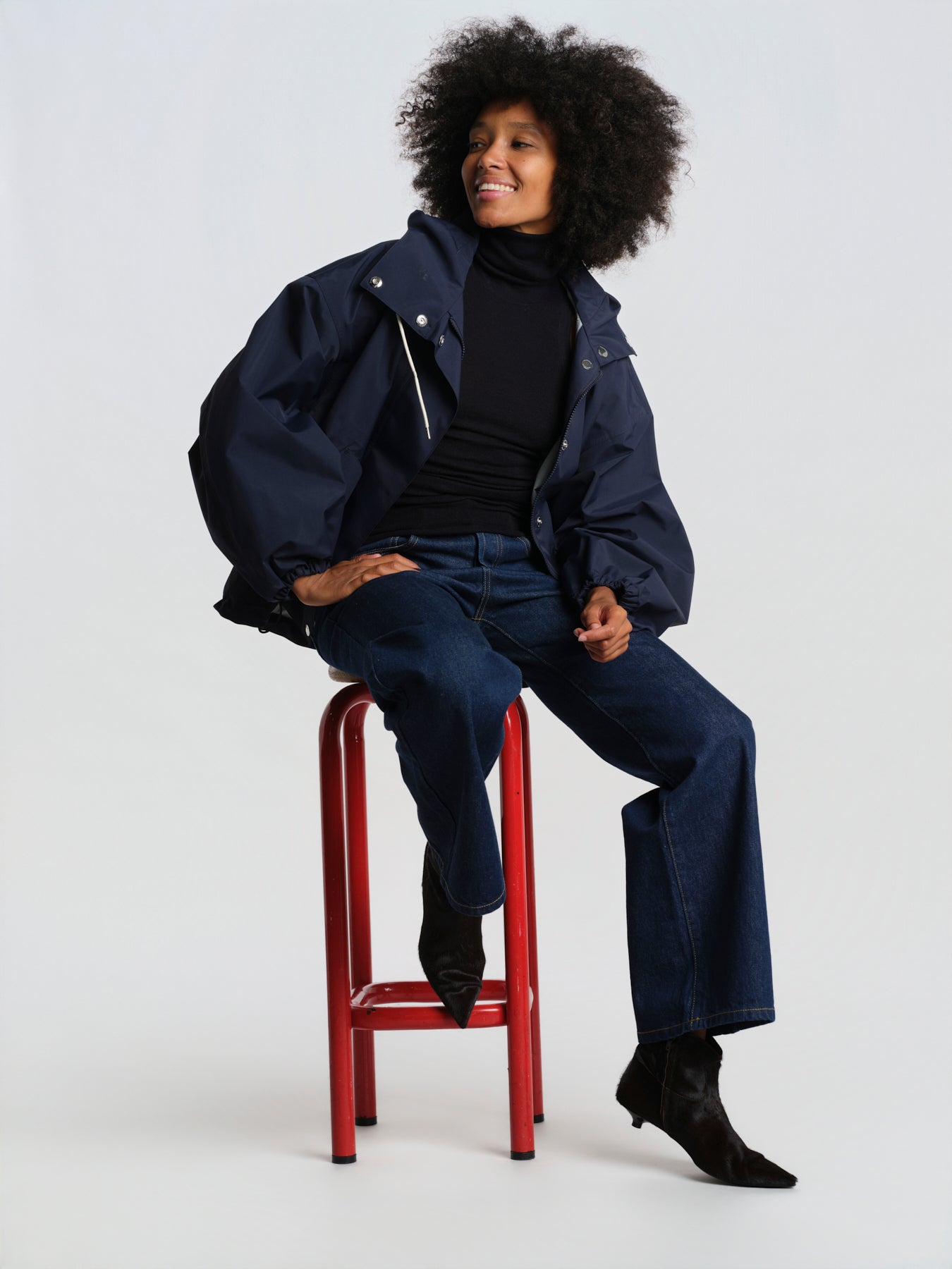 Parka in denim waterproof LMH-1059 DB09 NAVY mackintosh 