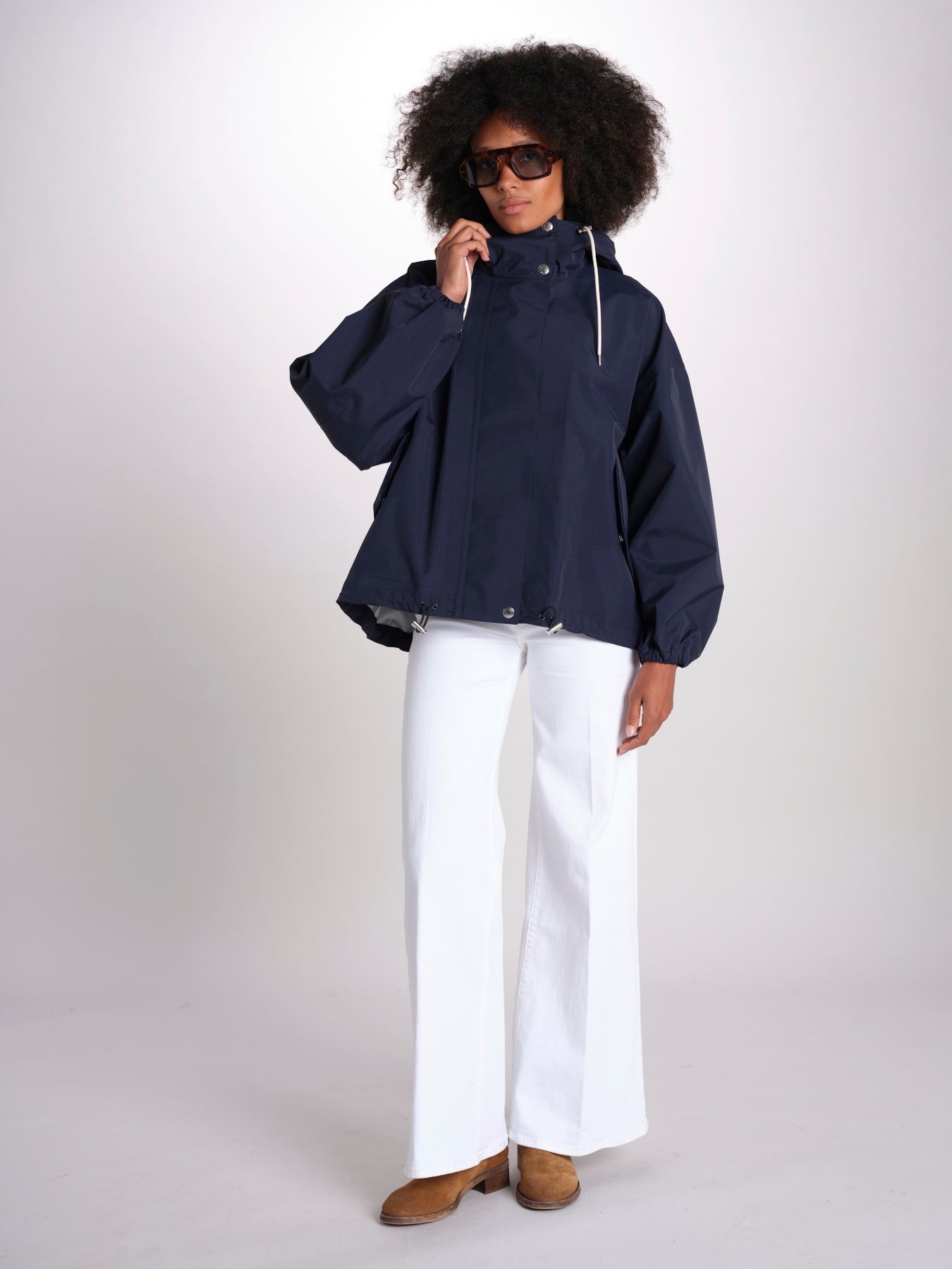 Parka in denim waterproof LMH-1059 DB09 NAVY mackintosh 