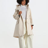 parka con cappuccio LR-1061D 8Z05 OFF WHITE mackintosh 