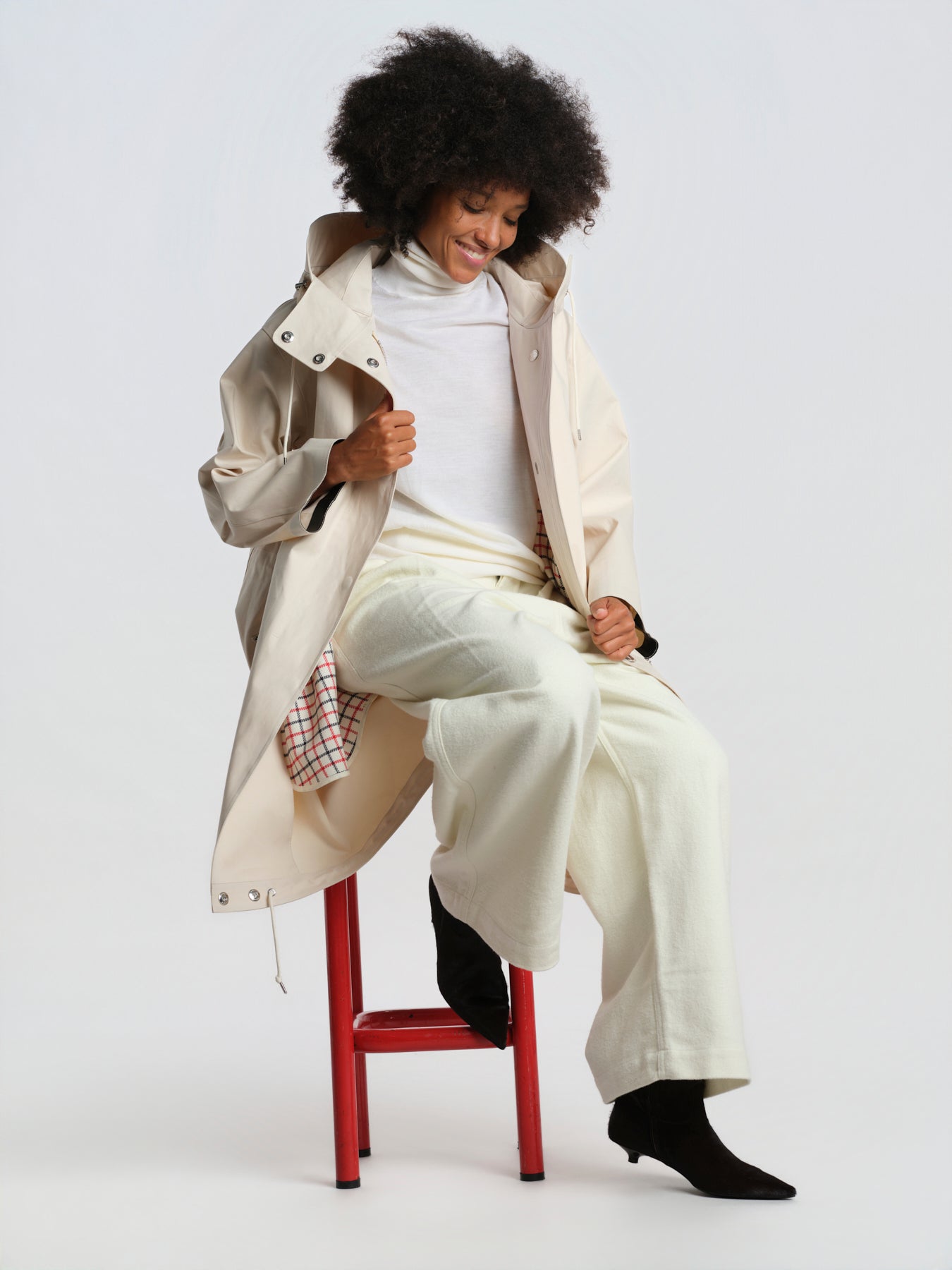 parka con cappuccio LR-1061D 8Z05 OFF WHITE mackintosh 