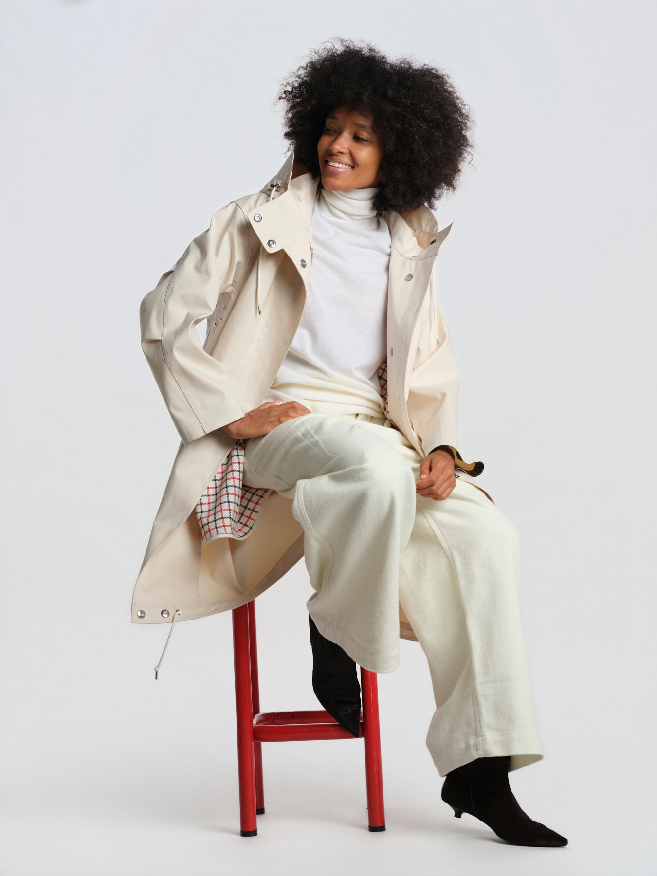 parka con cappuccio LR-1061D 8Z05 OFF WHITE mackintosh 