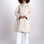 parka con cappuccio LR-1061/D 8Z05 OFF WHITE mackintosh 