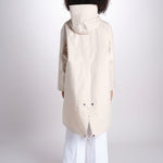 parka con cappuccio LR-1061/D 8Z05 OFF WHITE mackintosh 