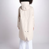 parka con cappuccio LR-1061/D 8Z05 OFF WHITE mackintosh 