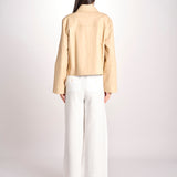 giacca in pelle RONIA BEIGE malina 