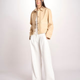 giacca in pelle RONIA BEIGE malina 