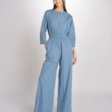 tuta con zip A17P05 STORM BLU martin grant 