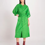 abito chemisier in cotone E20FR08 GREEN martin grant 