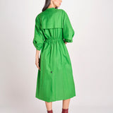 abito chemisier in cotone E20FR08 GREEN martin grant 