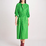 abito chemisier in cotone E20FR08 GREEN martin grant 