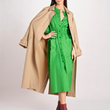 abito chemisier in cotone E20FR08 GREEN martin grant 