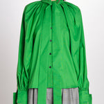 camicia con nodo E20T07 GREEN martin grant 