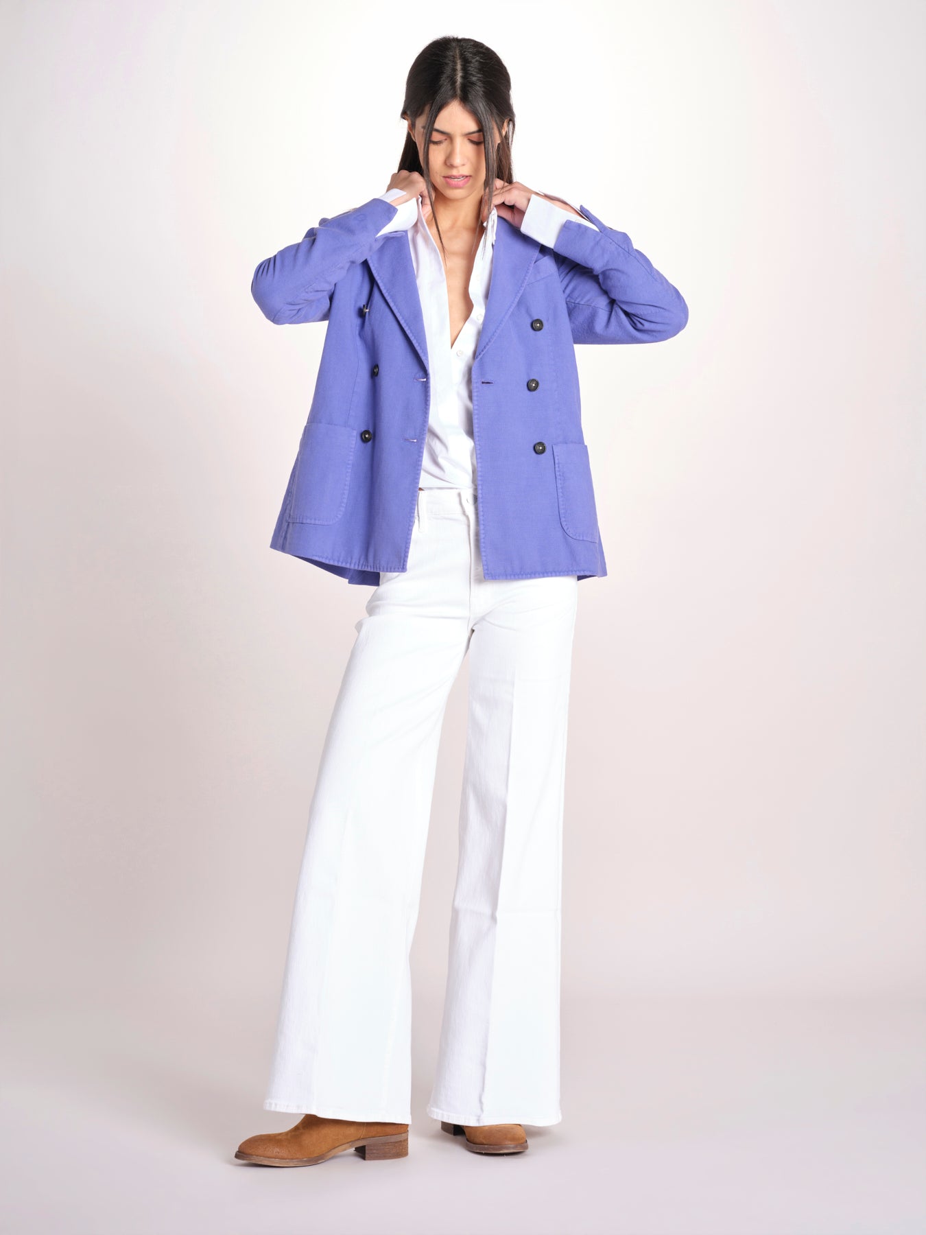 giacca doppiopetto CARLOTTA2 M29D0CARL2_T3232 U426 AMETHYST massimo alba 