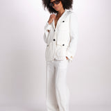 pantalone in lino LAMIA M29D0LAMIA_T3290 Q001 BIANCO massimo alba 