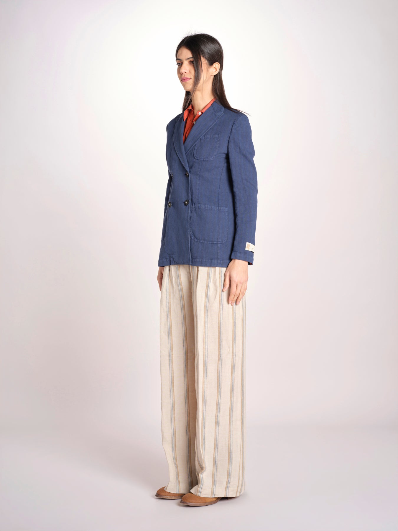 giacca doppopiopetto P29D0INDIA midnight blue massimo alba 