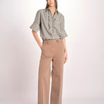 pantalone solaro P29D0LAMIA coffee massimo alba 