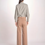 pantalone solaro P29D0LAMIA coffee massimo alba 