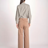 pantalone solaro P29D0LAMIA coffee massimo alba 