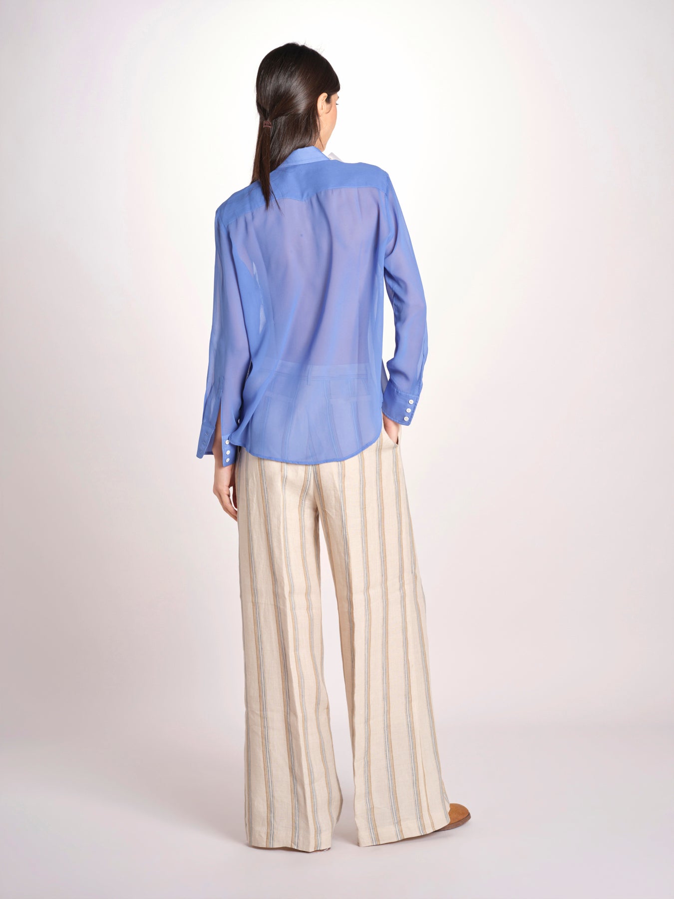 camicia uomo in seta P29D0SELMA SERENITY massimo alba 