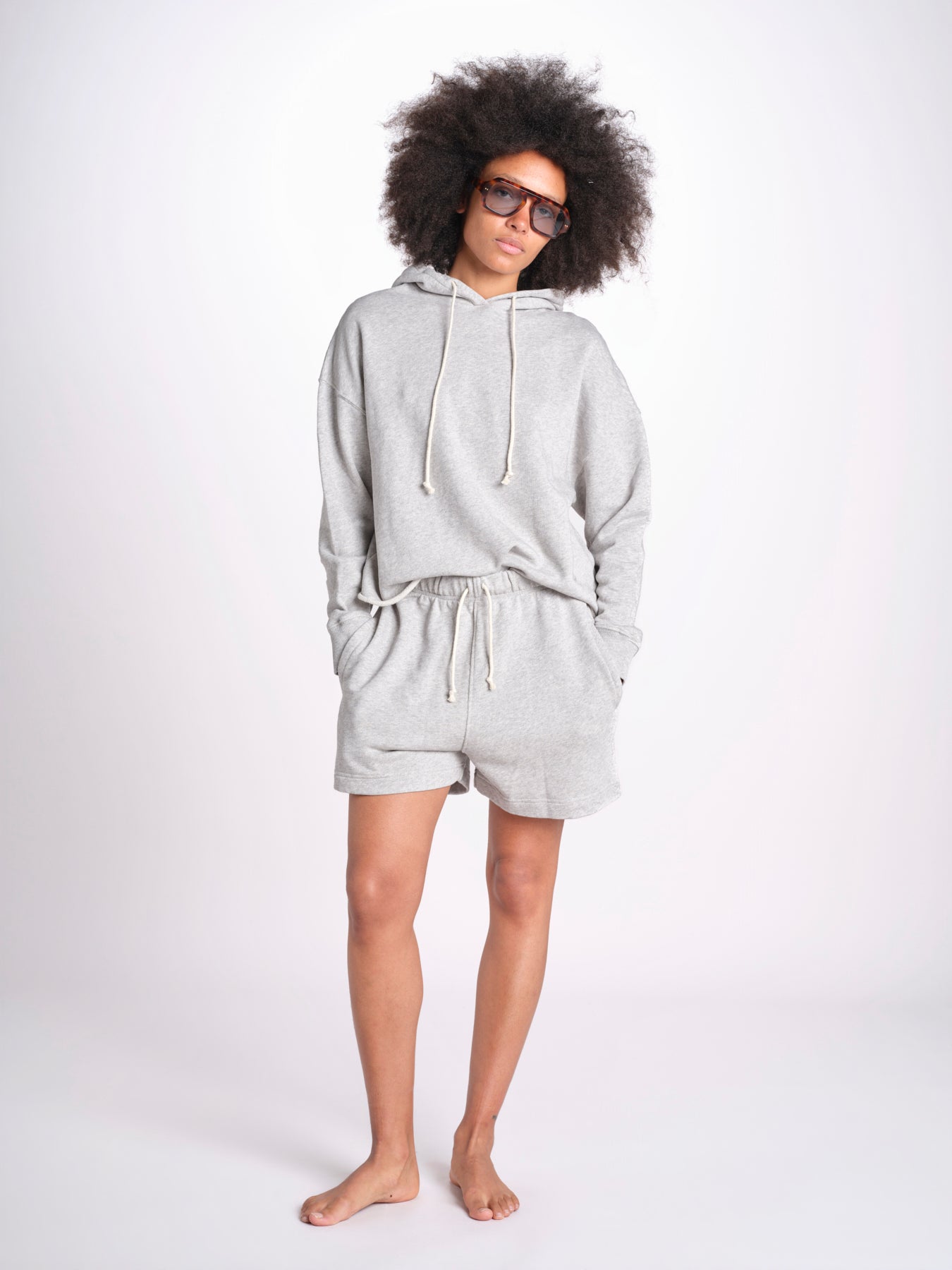 short in felpa SPS05 80 GREY MEL merz b 