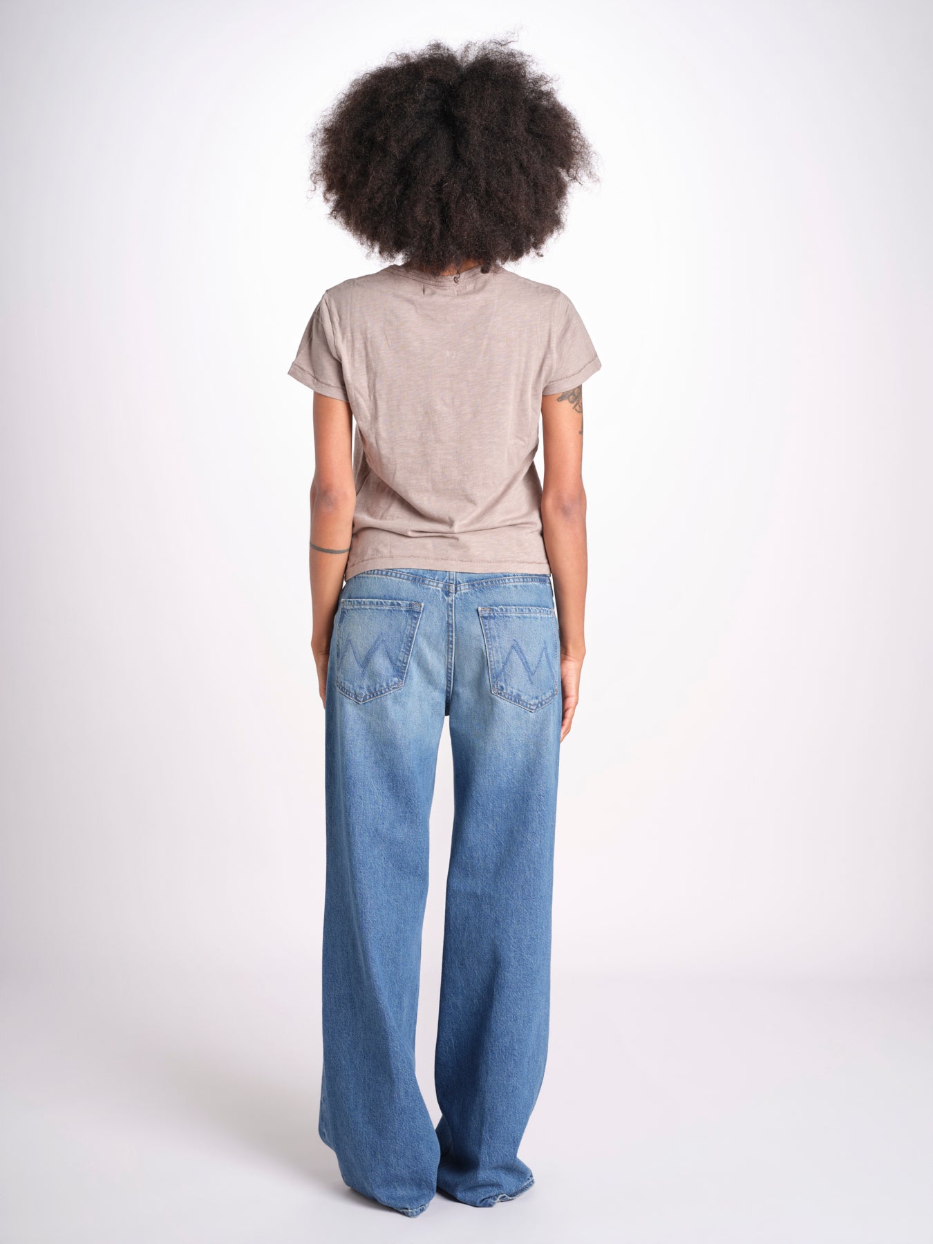 t-shirt girocollo manica corta WSCT20 061 FADED GRAIN merz b 