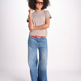 t-shirt girocollo manica corta WSCT20 061 FADED GRAIN merz b 