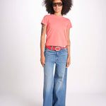 t-shirt girocollo manica corta WSCT20 377 CALIPSO PINK merz b 