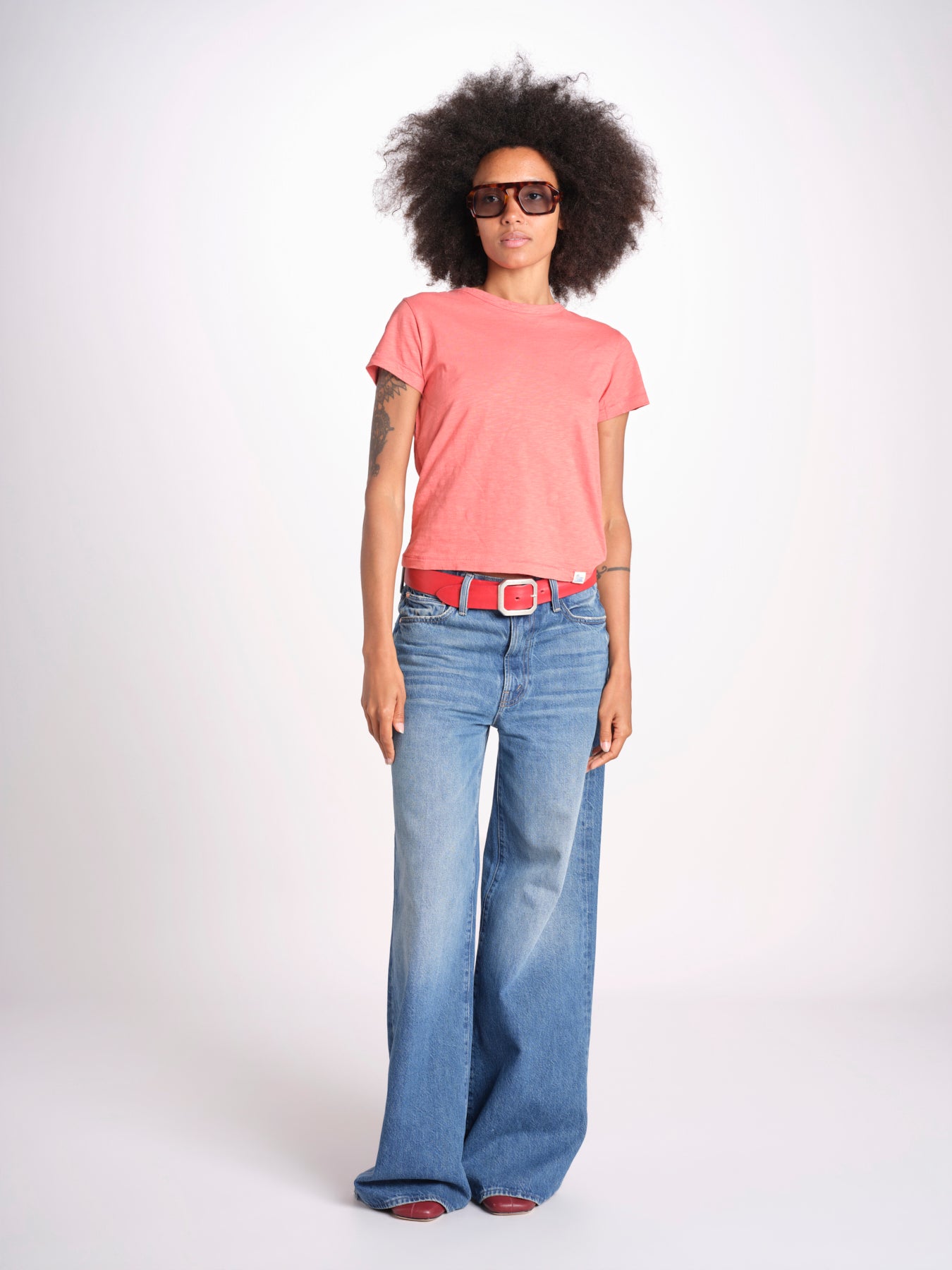t-shirt girocollo manica corta WSCT20 377 CALIPSO PINK merz b 