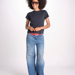 t-shirt girocollo manica corta WSCT20 58 DEEP BLU merz b 