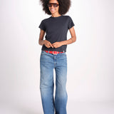 t-shirt girocollo manica corta WSCT20 58 DEEP BLU merz b 