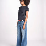 t-shirt girocollo manica corta WSCT20 58 DEEP BLU merz b 