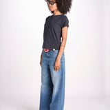 t-shirt girocollo manica corta WSCT20 58 DEEP BLU merz b 
