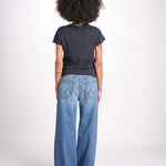 t-shirt girocollo manica corta WSCT20 58 DEEP BLU merz b 