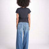 t-shirt girocollo manica corta WSCT20 58 DEEP BLU merz b 