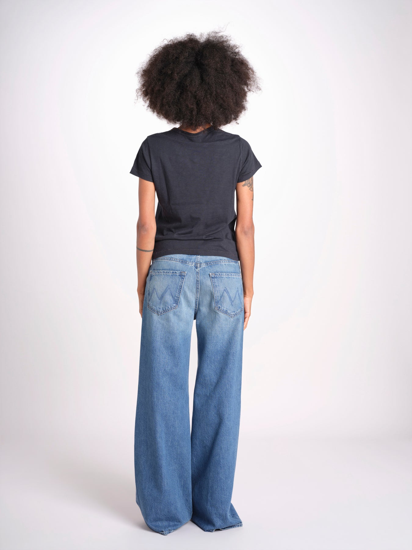 t-shirt girocollo manica corta WSCT20 58 DEEP BLU merz b 