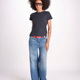 t-shirt girocollo manica corta WSCT20 58 DEEP BLU merz b 