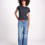 t-shirt girocollo manica corta WSCT20 58 DEEP BLU merz b 