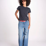 t-shirt girocollo manica corta WSCT20 58 DEEP BLU merz b 