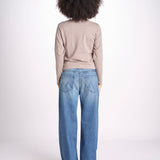 t-shirt girocollo manica lunga WSLS21 061 FRAIDED GRAIN merz b 