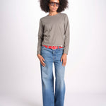 t-shirt girocollo manica lunga WSLS21 404 VINTAGE ARMY merz b 